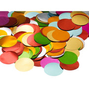 .8 OZ PAPER METALLIC CONFETTI DOTS MULTI COLOR