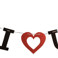 6 ft. I Love You  Banner 1 ct.