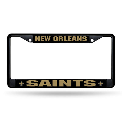 Saints License Frame- Black