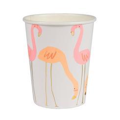9 oz. Flamingo Paper Cups 8 ct.