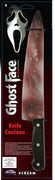 15" Ghost Face Scream Bloody Butcher Knife