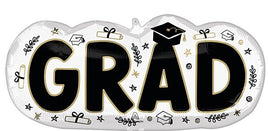 30" GRAD SKETCHED JUMBO FOIL BALLOON