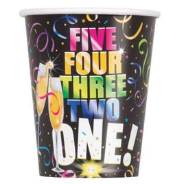 Glitzy New Year 9oz Paper Cups  8ct