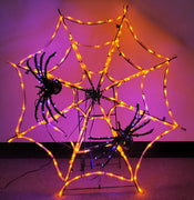 3ft Spider Web w/Lights & Spiders