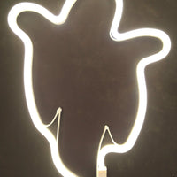15" Neon Ghost Light