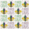 Jazzy Mardi Gras Luncheon Napkins  16ct
