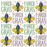 Jazzy Mardi Gras Luncheon Napkins  16ct
