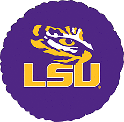 18" LSU FOIL BALLOON