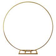 84" Circle Backdrop Stand-Gold