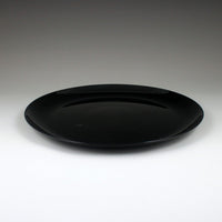 12" Round Catering Tray, Black