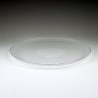 12" Round Catering Tray, Clear