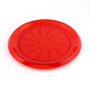 12" Swirl Tray Red