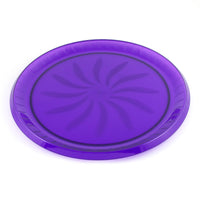 16" Swirl Tray Purple