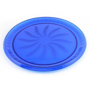 16" Swirl Tray Blue