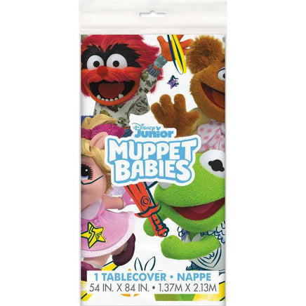 Disney Muppet Babies Rectangular Plastic Tablecover 54 in. X 84 in.  1 ct.