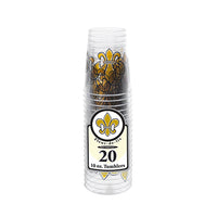 10oz. Fleur-de-lis Plastic Tumblers 20 ct.