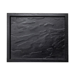 13.25" X 10.6" Rugged Slate Trays - Black   1 CT.