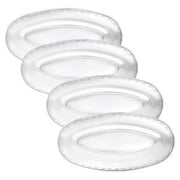 13" X 6.5" Oval Trays - Clear  1 CT.