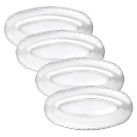 13" X 6.5" Oval Trays - Clear  1 CT.