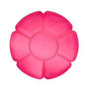 NEON PINK  16" Round 7 Sectional Tray  1 CT.