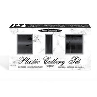 Combo Cutlery Box Set - Clear 300 Ct.