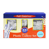 Combo Cutlery Box Set - Clear 300 Ct.