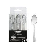 4" Mini Spoons - Silver 30 Ct.