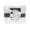 Paper Napkin Rolls Bag Set - Silver 25 Ct.