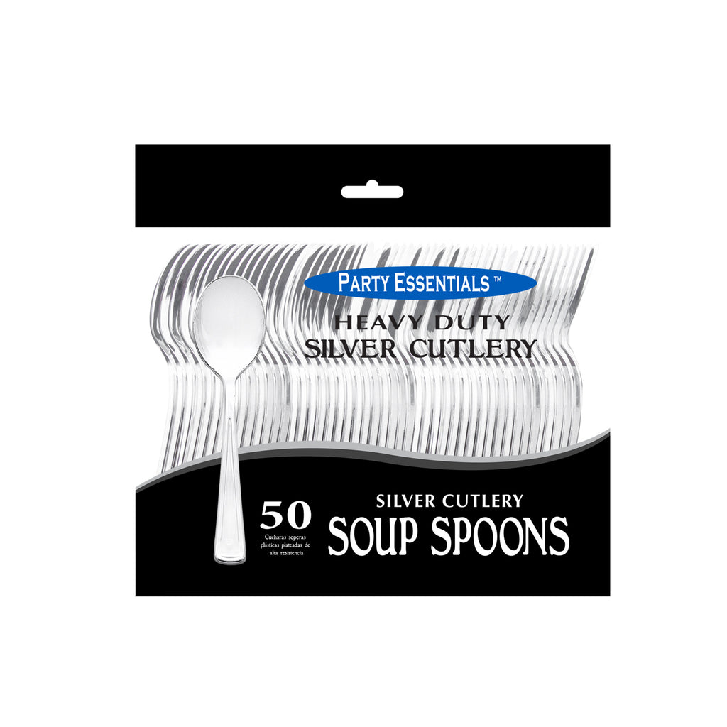 Silver Soup Spoons 50 ct.