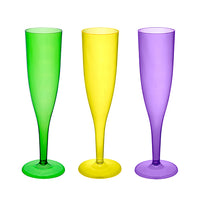 Mardi Gras Champagne Flute 12 ct.