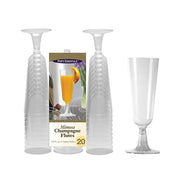 5.5 oz. 2 pc. Mimosa Flutes - Clear 20 Ct.