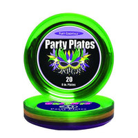 9" Party Plates - Mardi Gras 20 Ct.