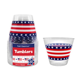 9oz Tumblers Flag