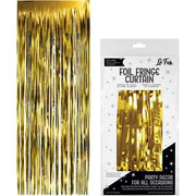 Gold Foil Fringe Curtain 36" X 96 "