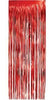 RED FOIL FRINGE CURTAIN 36" X 96"