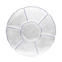 CLEAR 16" Round 7 Sectional Tray  1 CT.