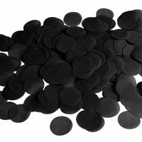 .8 OZ PAPER CONFETTI DOTS BLACK
