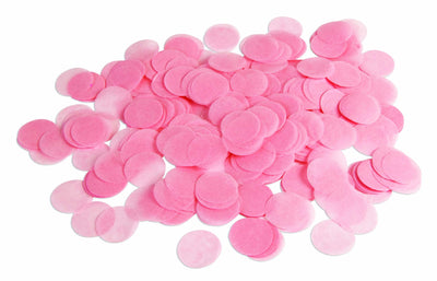 .8OZ PAPER CONFETTI DOTS LIGHT PINK