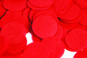 .8OZ PAPER CONFETTI DOTS RED