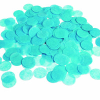 .8OZ PAPER CONFETTI DOTS TURQUOISE