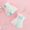 Ginger Ray Pastel Party Rainbow Shaped Paper Cups 8 ct. 