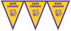 Custom School Spirit Pennant Banner