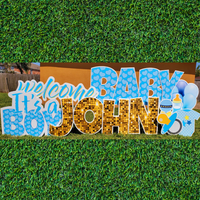 Ooooh Baby is Here! Birth Announcement 3 Day WEEKEND Yard Card Rental
