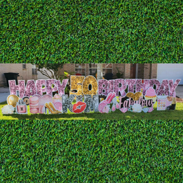 Milestone Happy Birthday - WEEKDAY Yard Card Rental