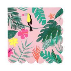 Pink Tropical Lunch Napkins 20 ct.  