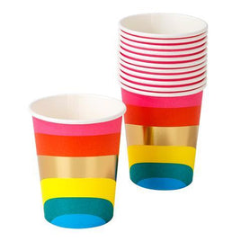Birthday Brights Rainbow Paper Cups  12 ct. 