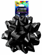 6" STAR BOW LACQUER BLACK