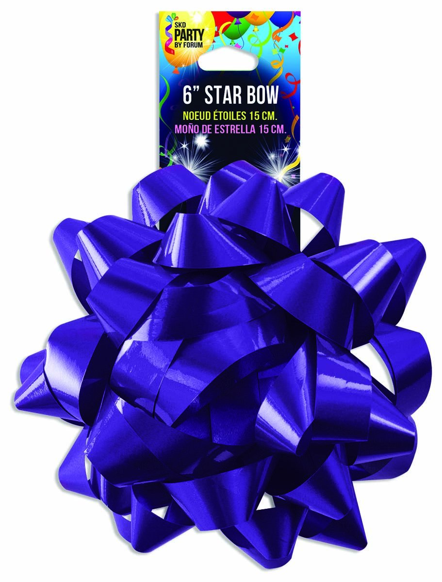 6" STAR BOW LACQUER PURPLE