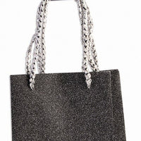 SMALL DIAMOND BAG 2 PACK BLACK  5.5" X 4" X 4"