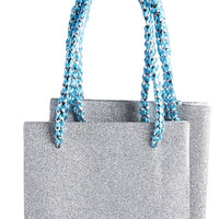 SMALL DIAMOND BAG 2 PACK LIGHT BLUE  5.5" X 4" X 4"